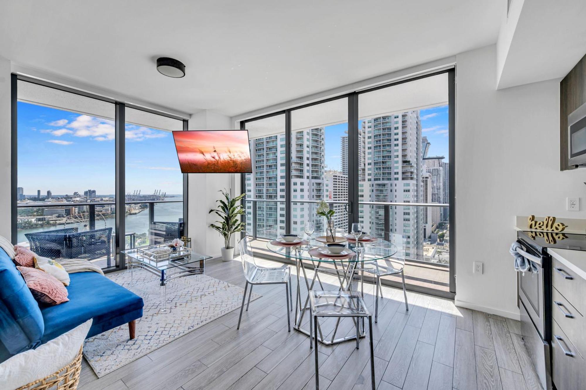 Mesmerizing Views Corner Condo Miami Exterior foto