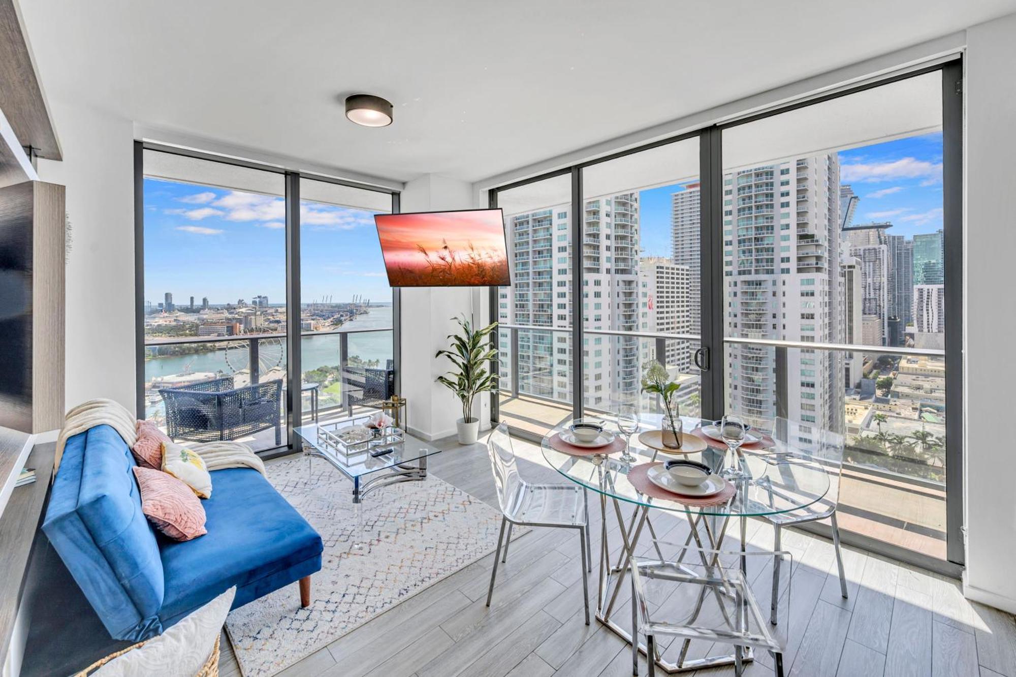 Mesmerizing Views Corner Condo Miami Exterior foto