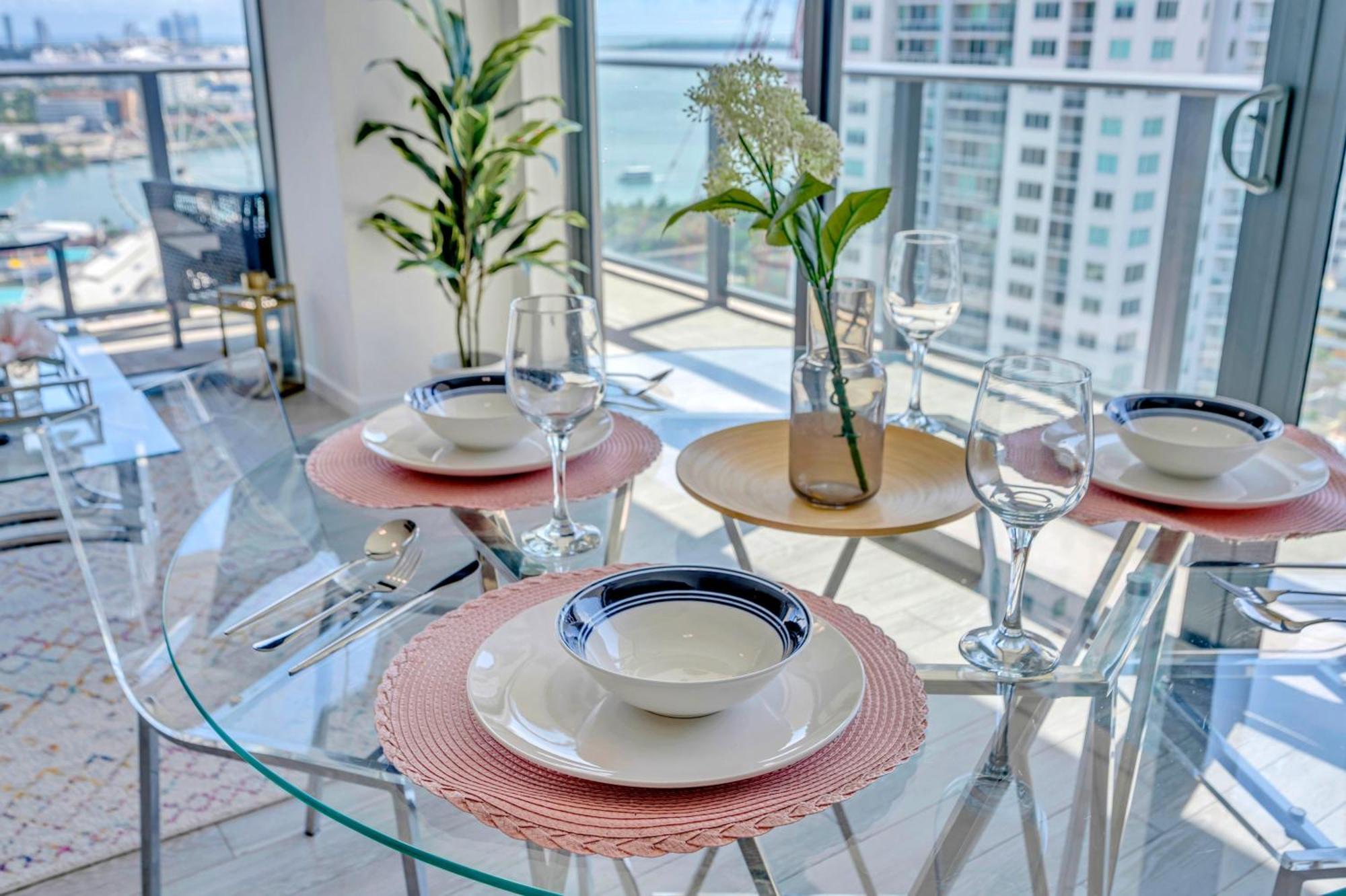 Mesmerizing Views Corner Condo Miami Exterior foto