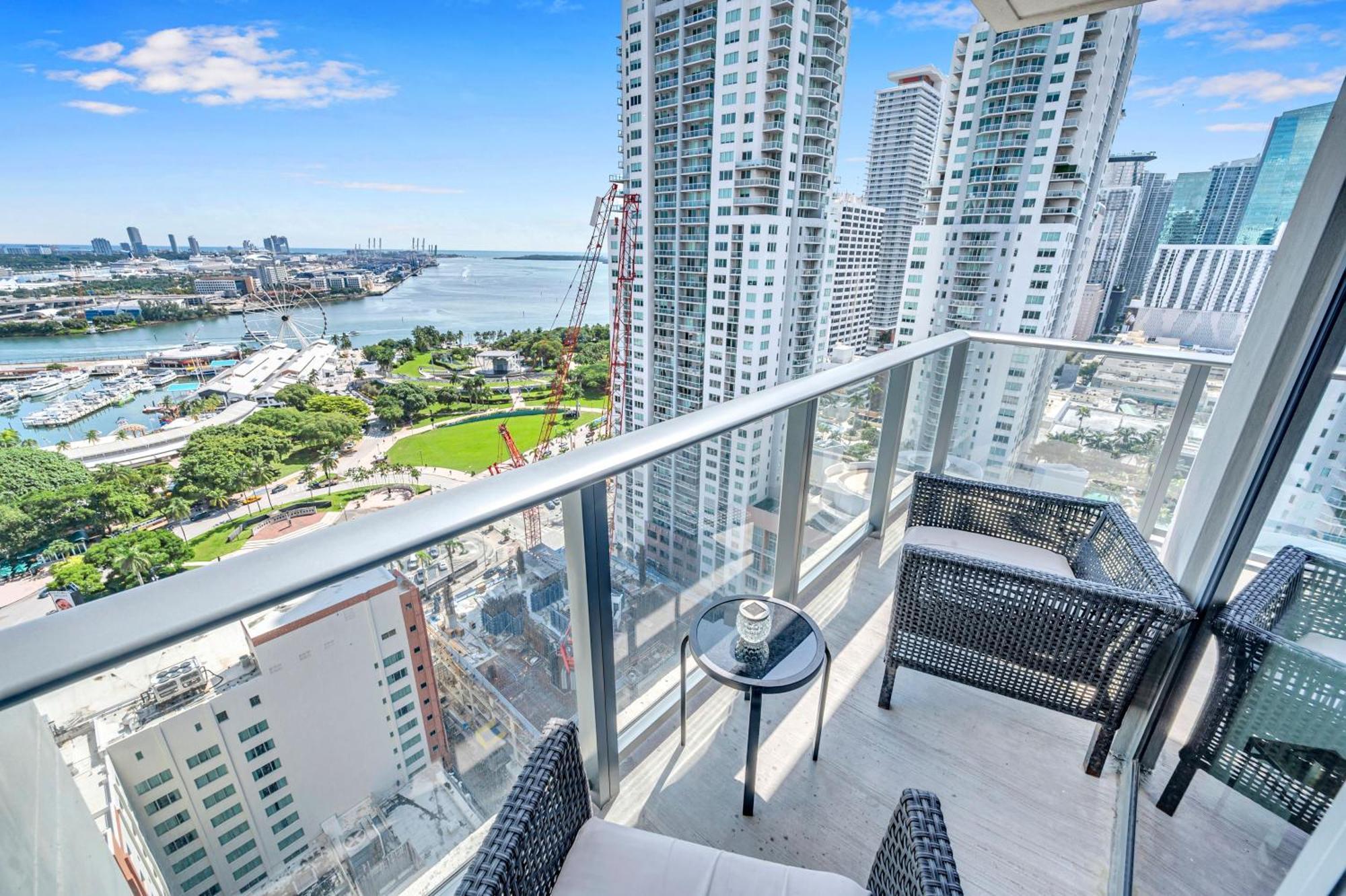 Mesmerizing Views Corner Condo Miami Exterior foto